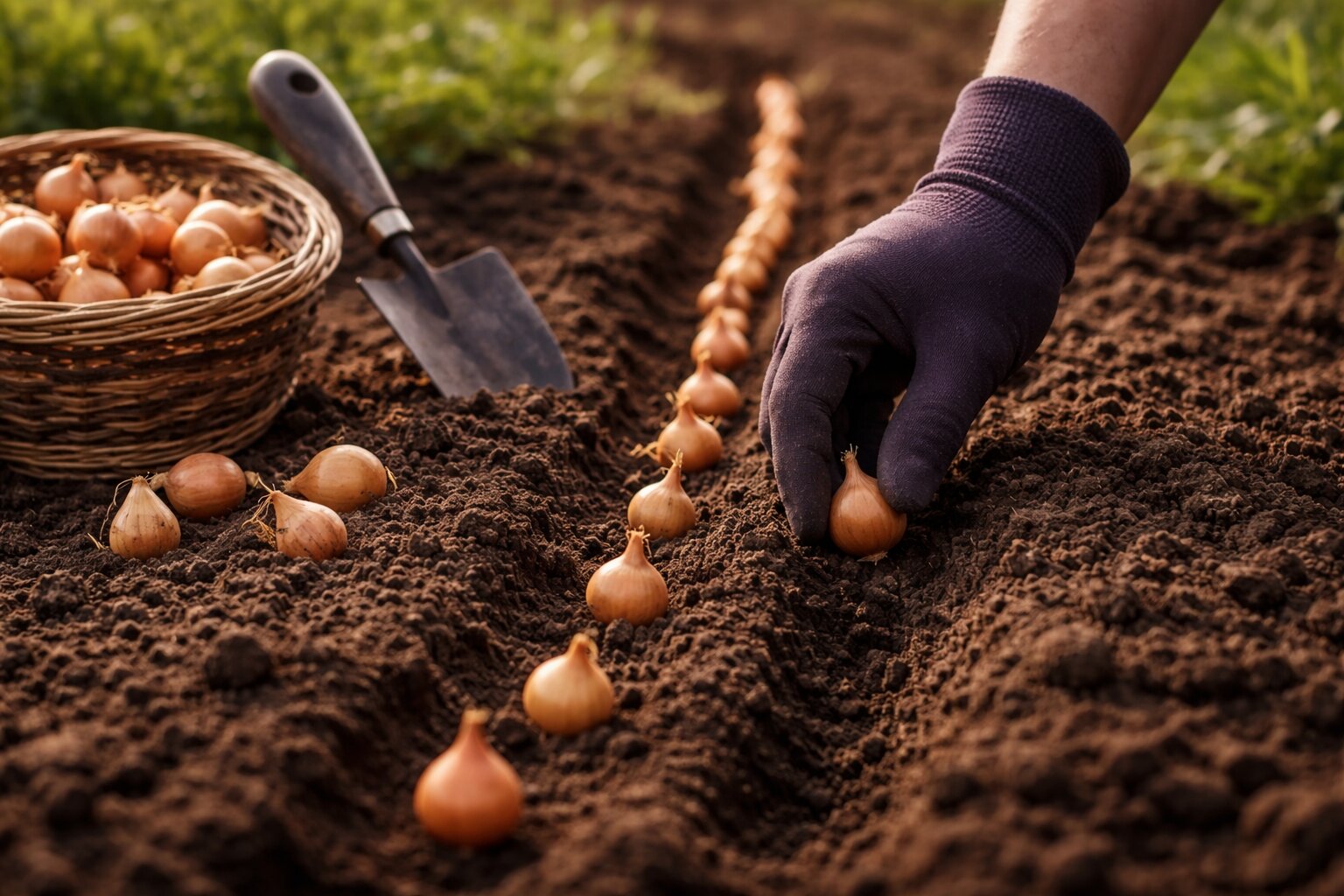 uien planten, ui, uien