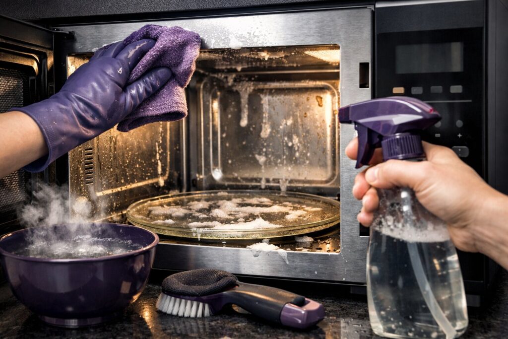 Magnetron schoonmaken voor een frisse keuken en langere levensduur