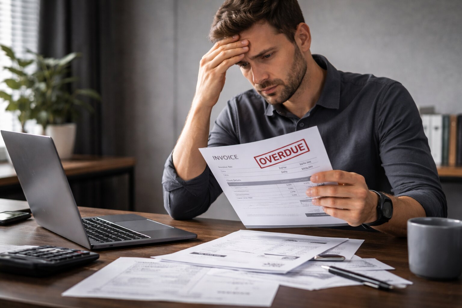 factuur wordt niet betaald, onbetaalde factuur