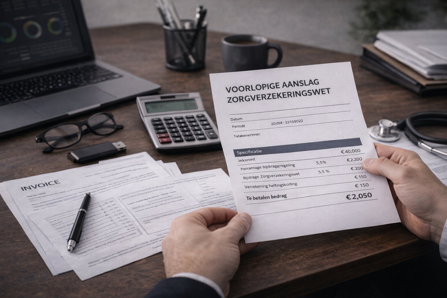 wat is voorlopige aanslag zorgverzekeringswet, voorlopige aanslag